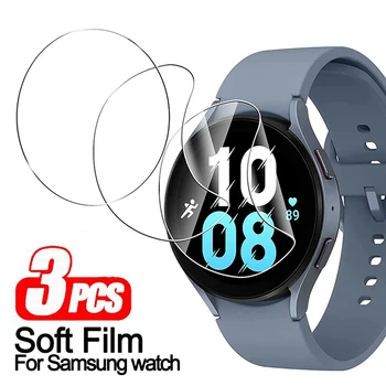 3PCS כיסוי מלא רך Hydrogel סרט על Samsung Galaxy Watch6 40MM 44MM Samsun לצפות 6 43MM 47MM Smartwatch HD מגיני מסך